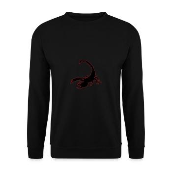 Scorpion - Sweat-shirt Unisexe - noir - Devant - Alina (178cm) & Michal (187cm)