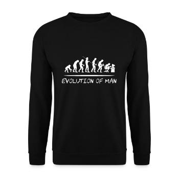 Gamer Zocken - Unisex Pullover - Schwarz - Vorne - Alina (178cm) & Michal (187cm)