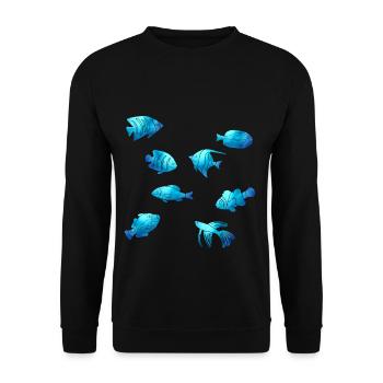 Biologie marine Biologie marine Biologiste marin - Sweat-shirt Unisexe - noir - Devant - Alina (178cm) & Michal (187cm)