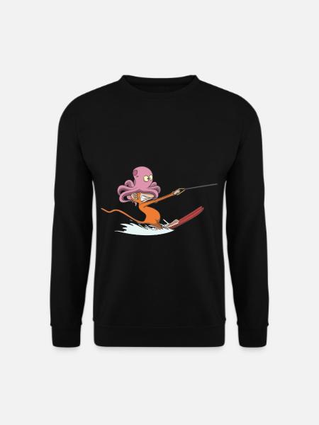 Wasserski Tandem - Unisex Pullover - Schwarz