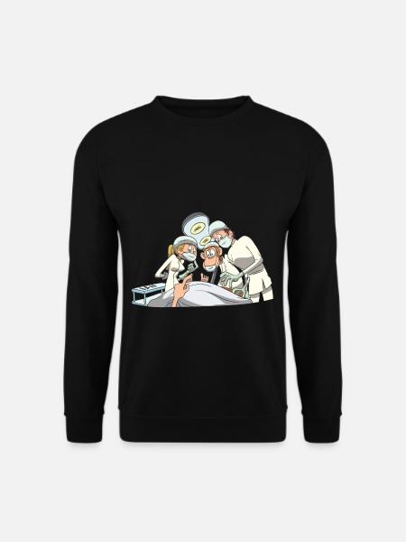 Infirmière soignante Opération Médecins de l'équipe - Sweat-shirt Unisexe - noir
