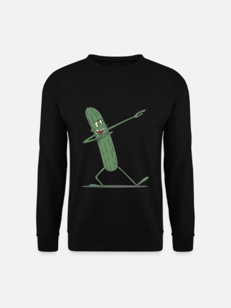 Dabbing Dab Gurke Salatgurke - Unisex Pullover - Schwarz