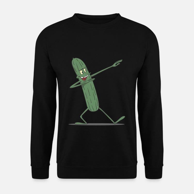 Dabbing Dab Gurke Salatgurke - Unisex Pullover - Schwarz