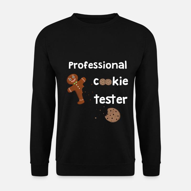 Lebkuchen Professioneller Cookie Tester - Unisex Pullover - Schwarz