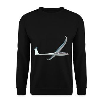 Planeur vol planeur planeur - Sweat-shirt Unisexe - noir - Devant - Alina (178cm) & Michal (187cm)
