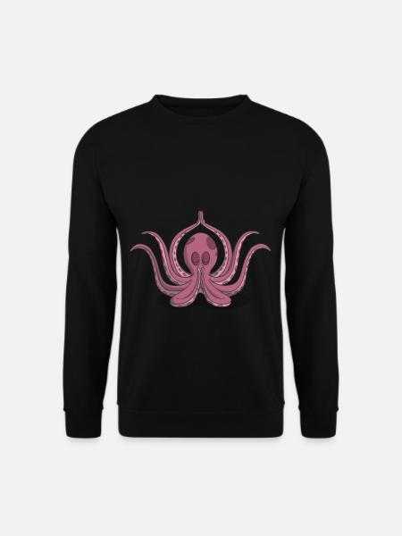 Oktopus Yoga Meditation - Unisex Pullover - Schwarz