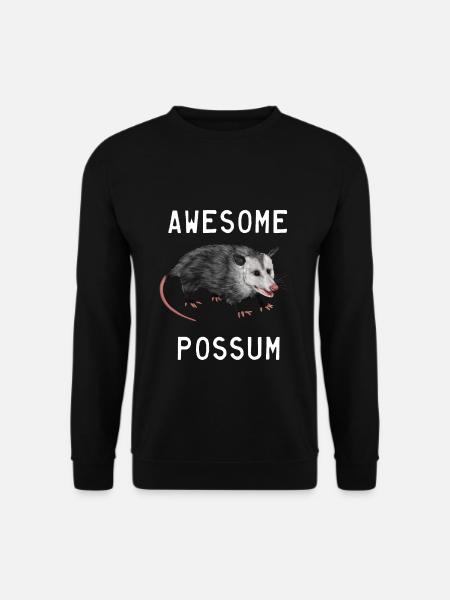 Possum - Awesome Possum - Unisex Sweatshirt - black