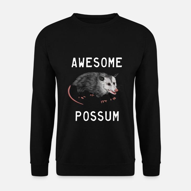 Possum - Awesome Possum - Unisex Sweatshirt - black