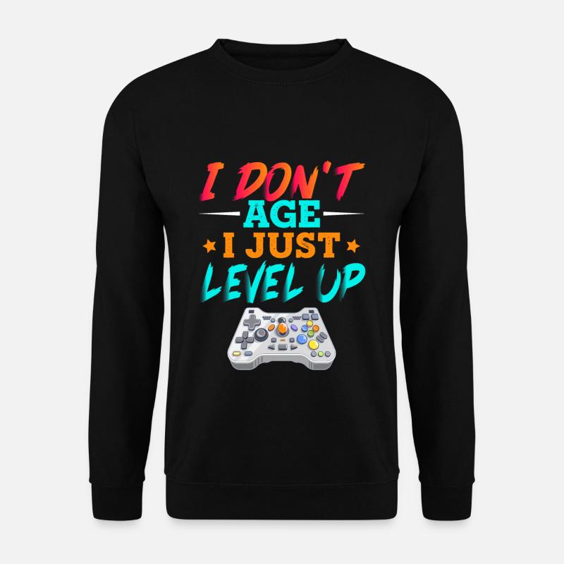 Alter Zocker Gamer - Unisex Pullover - Schwarz