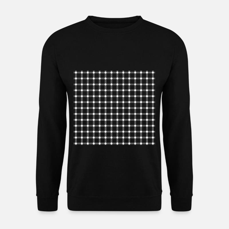 OPTICAL ILLUSION - Unisex Sweatshirt - black