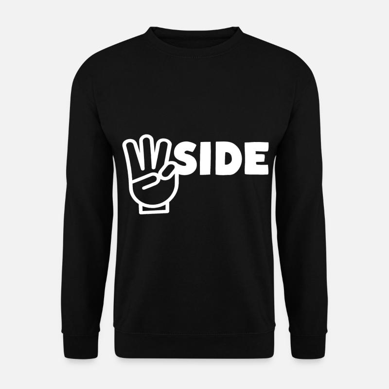 Westside W finger sign - Unisex Sweatshirt - black