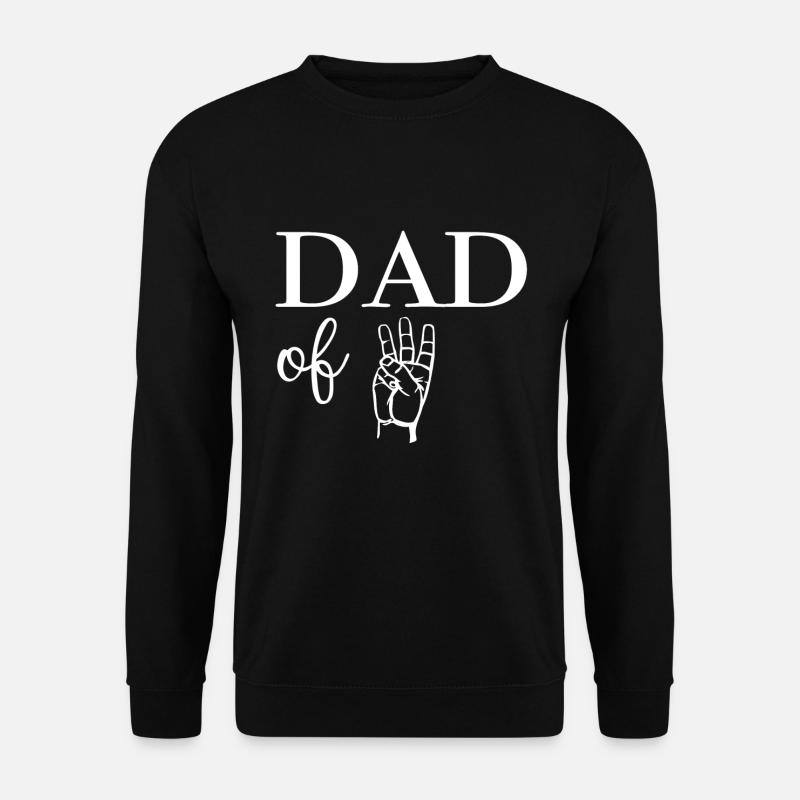 Dad of Three - Unisex Pullover - Schwarz