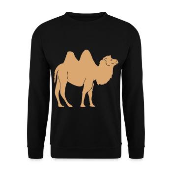 chameau - Sweat-shirt Unisexe - noir - Devant - Alina (178cm) & Michal (187cm)