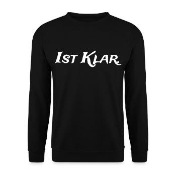 Ist Klar Segeln Kapitän Vorschoter Segler Manöver - Unisex Pullover - Schwarz - Vorne - Alina (178cm) & Michal (187cm)