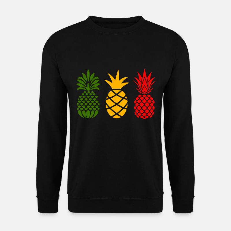 Ananas - Unisex Pullover - Schwarz