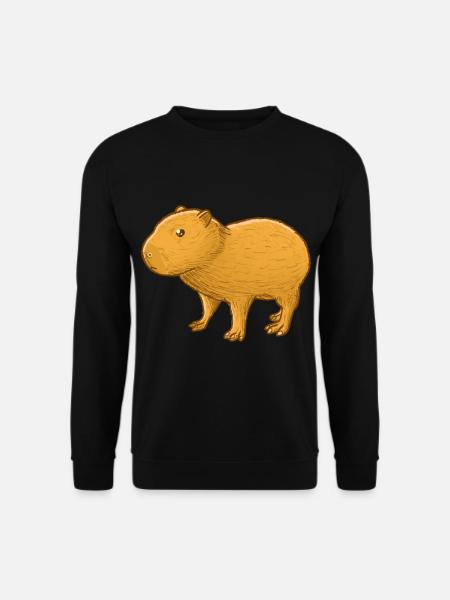 Capybara baby - Unisex Pullover - Schwarz