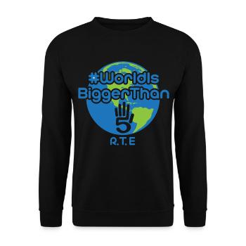 Monde 5 Cinq Tendance Erdogan - Sweat-shirt Unisexe - noir - Devant - Alina (178cm) & Michal (187cm)