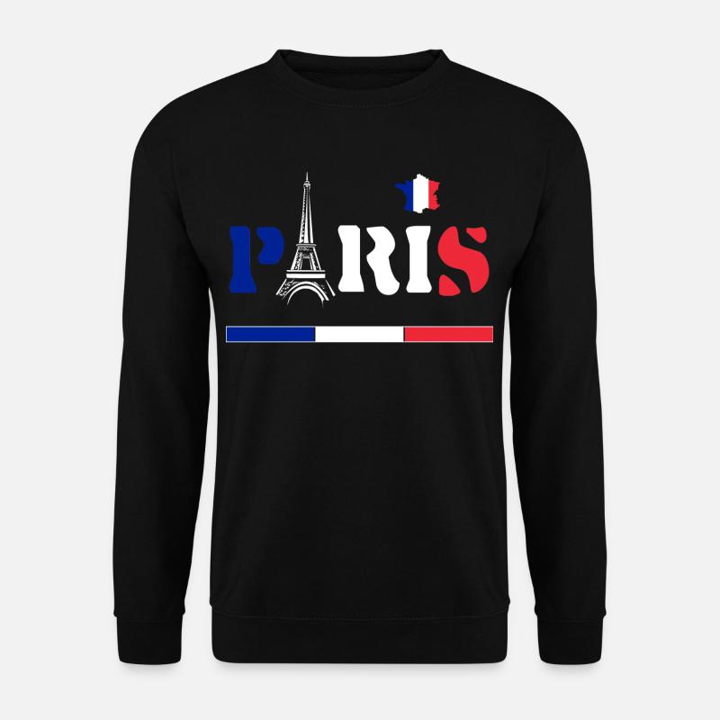Paris Eiffelturm,Frankreich,france, La Tour Eiffel - Unisex Pullover - Schwarz