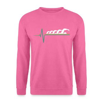 Maillot de bain de piscine - Sweat-shirt Unisexe - rose - Devant