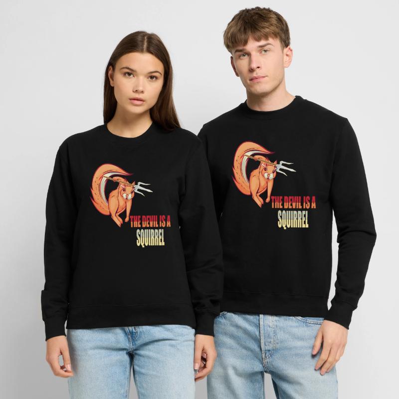 The devil is a squirrel, Devil Squirrel Unisex Sweatshirt