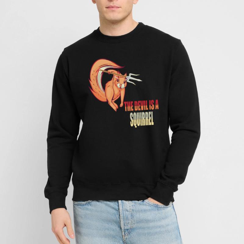 The devil is a squirrel, Devil Squirrel Unisex Sweatshirt