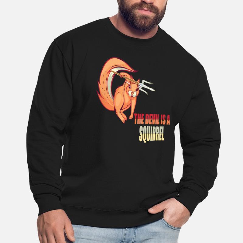 The devil is a squirrel, Devil Squirrel Unisex Sweatshirt