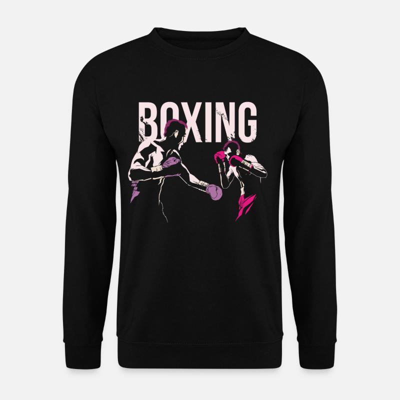 Boxe, boxe, boxe, boxeur, maillot de combat - Sweat-shirt Unisexe - noir
