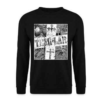 Crusaders,Knights Templar Crusader Knight Templar - Unisex Sweatshirt - black - Front - Alina (178cm) & Michal (187cm)
