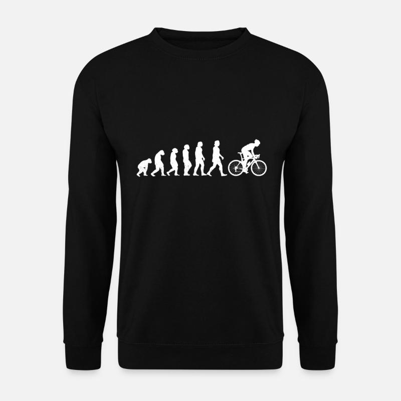 Evolution vélo - Sweat-shirt Unisexe - noir