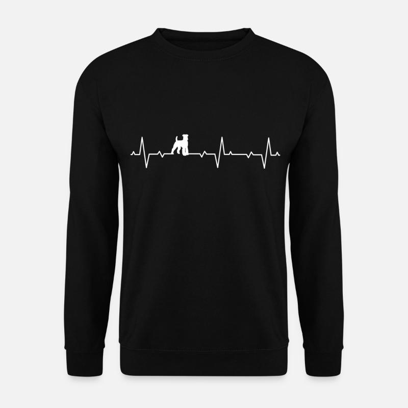 Airedale Terrier Herzschlag - Unisex Pullover - Schwarz