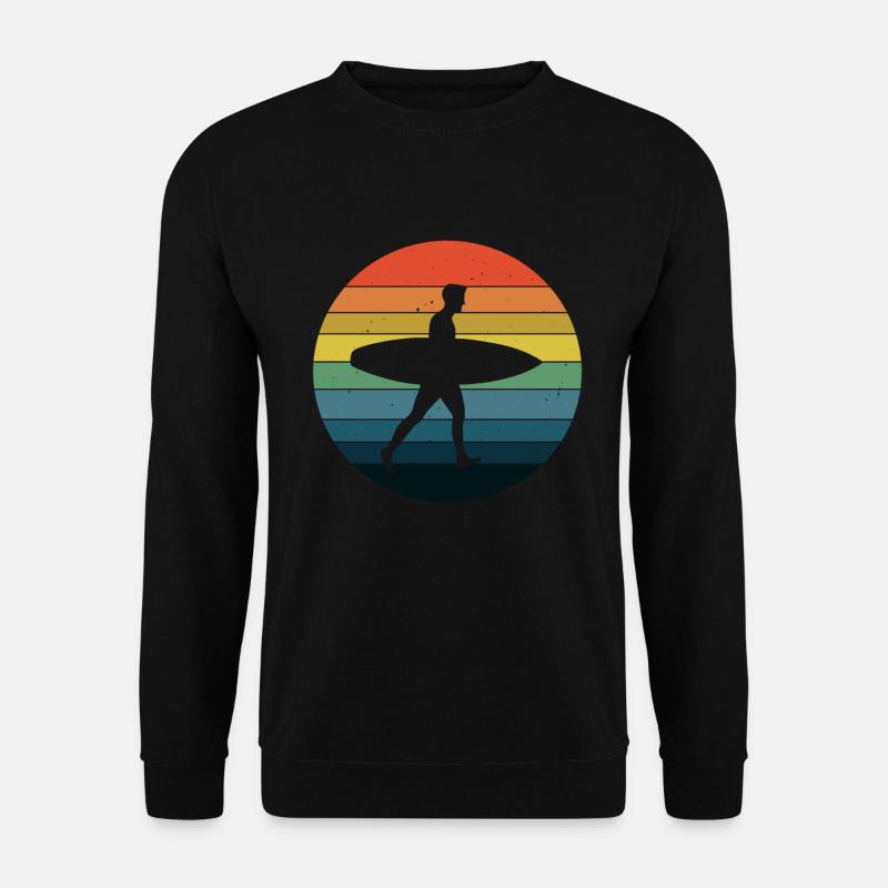 Surf surf - Sweat-shirt Unisexe - noir