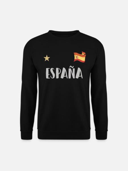 Spanien Fußball Trikot Spanische Flagge - Unisex Pullover - Schwarz