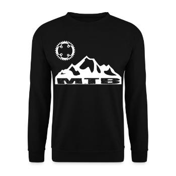 Vélo VTT - Sweat-shirt Unisexe - noir - Devant - Alina (178cm) & Michal (187cm)