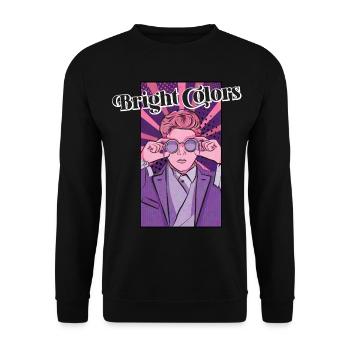 Couleurs vives - Sweat-shirt Unisexe - noir - Devant - Alina (178cm) & Michal (187cm)