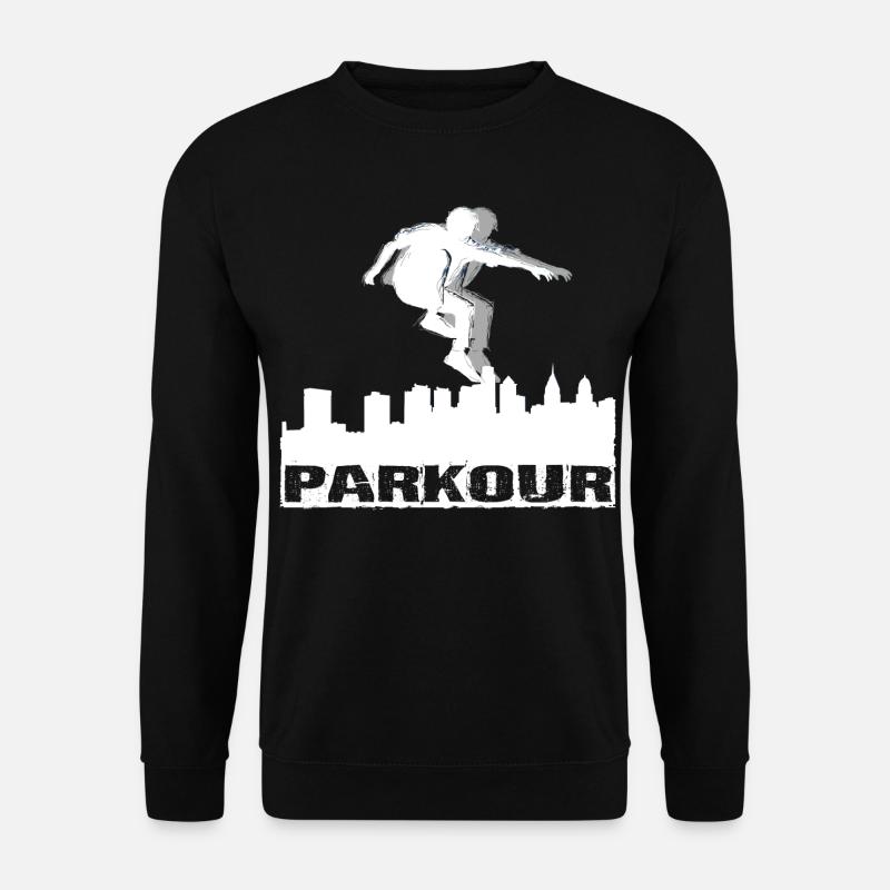 Parkour - Unisex Pullover - Schwarz