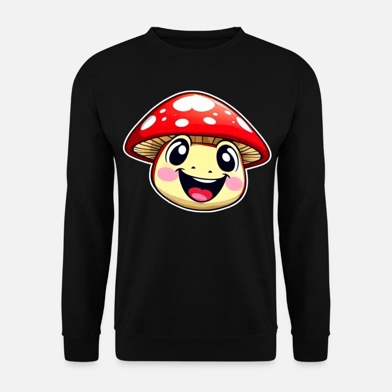 Funny little toadstool - Unisex Sweatshirt - black