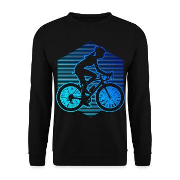 Cyclisme Cyclisme VTT Cyclisme - Sweat-shirt Unisexe - noir - Devant - Alina (178cm) & Michal (187cm)