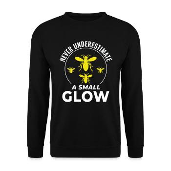 Fireflies Firefly Lightning Bug Insect Collector - Unisex Sweatshirt - black - Front - Alina (178cm) & Michal (187cm)