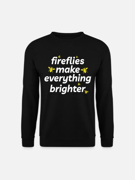 Glühwürmchen Glühwürmchen Blitzkäfer Insektensammler - Unisex Pullover - Schwarz