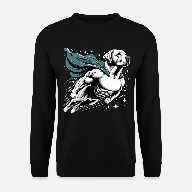 Super Hund Labrador Retriever Labi Labbi Geschenk - Unisex Pullover - Schwarz