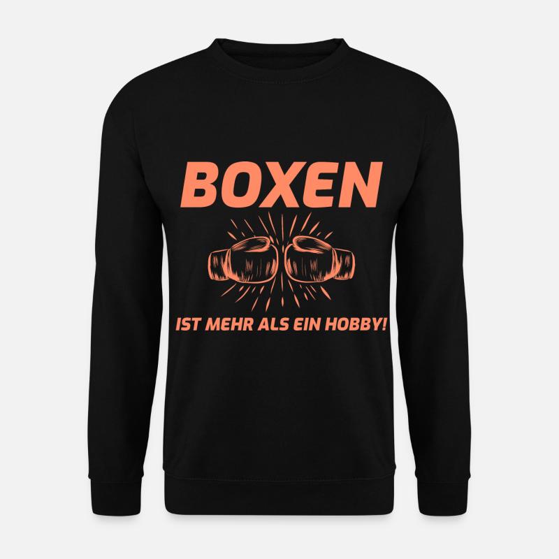 Boxen Spruch - Unisex Pullover - Schwarz
