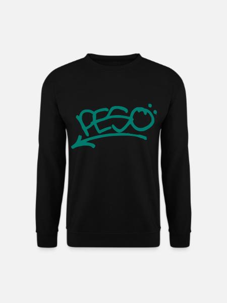 Graffiti Peso - Unisex Pullover - Schwarz