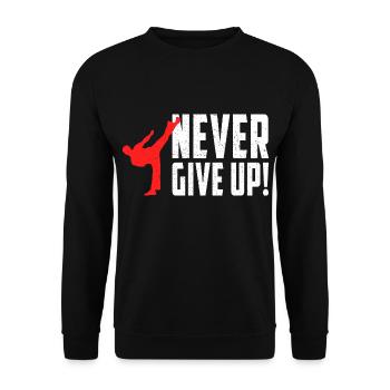art martial - Sweat-shirt Unisexe - noir - Devant - Alina (178cm) & Michal (187cm)