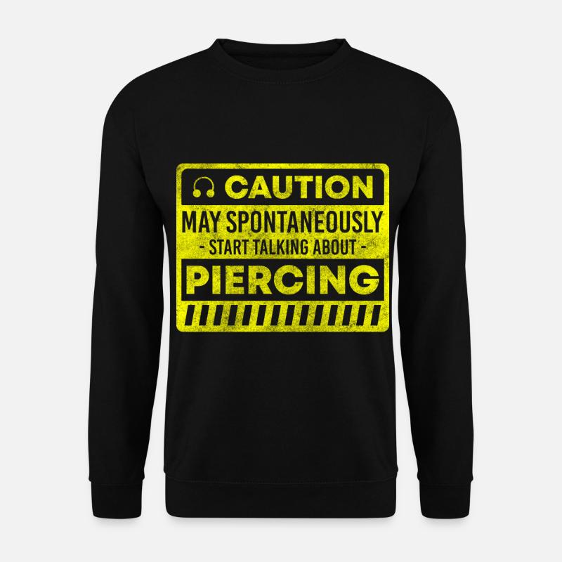 Piercing Beruf Ring - Unisex Pullover - Schwarz