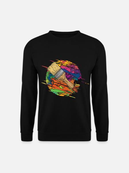 Swipe Brush - Unisex Sweatshirt - black