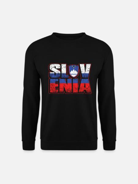 Slowenien - Unisex Pullover - Schwarz