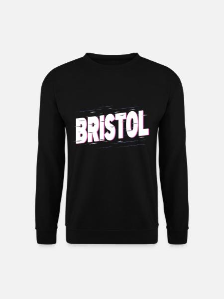 Bristol England UK Stadt Schrift Heimat Liebe - Unisex Pullover - Schwarz