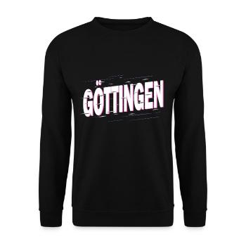 Göttingen Germany City Font Home Love - Unisex Sweatshirt - black - Front - Alina (178cm) & Michal (187cm)