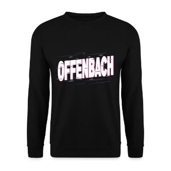 Offenbach Allemagne Ville Police Home Love - Sweat-shirt Unisexe - noir - Devant - Alina (178cm) & Michal (187cm)