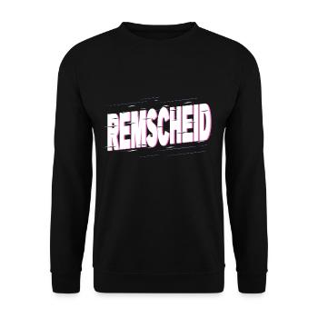 Remscheid Germany City Font Home Love - Unisex Sweatshirt - black - Front - Alina (178cm) & Michal (187cm)